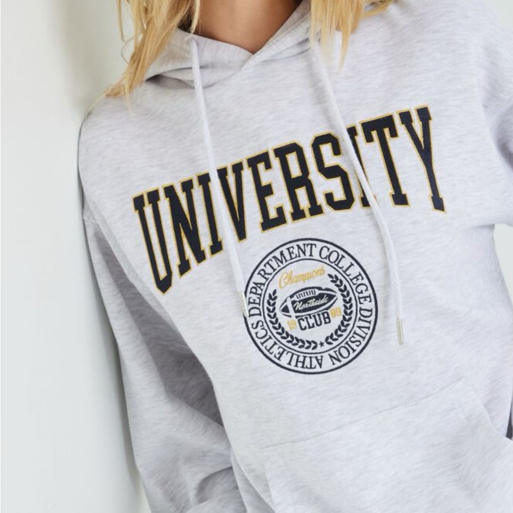 Garage Light Gray University Hoodie